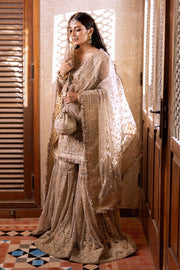 Royal Gharara Kameez Embroidered Pakistani Bridal Dress Online