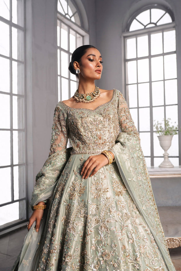 Mint green bridal shop dresses