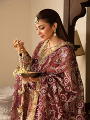 Royal Kameez Trouser Dupatta Pink Pakistani Dress for Wedding