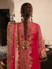 Royal Kameez Trouser and Dupatta Pink Pakistani Wedding Dress
