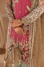 Royal Lehenga Kameez and Dupatta Pakistani Wedding Dress
