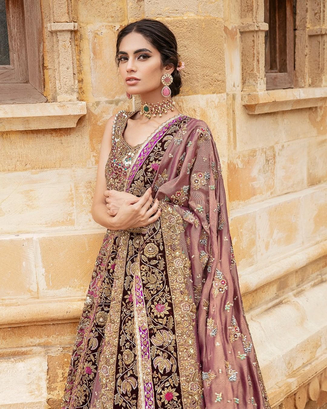Luxurious Magenta Bridal Lehenga Set for Your Dream Wedding