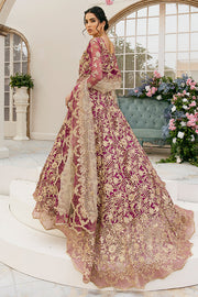 Royal Maxi Lehenga Purple Bridal Dress Pakistani Online