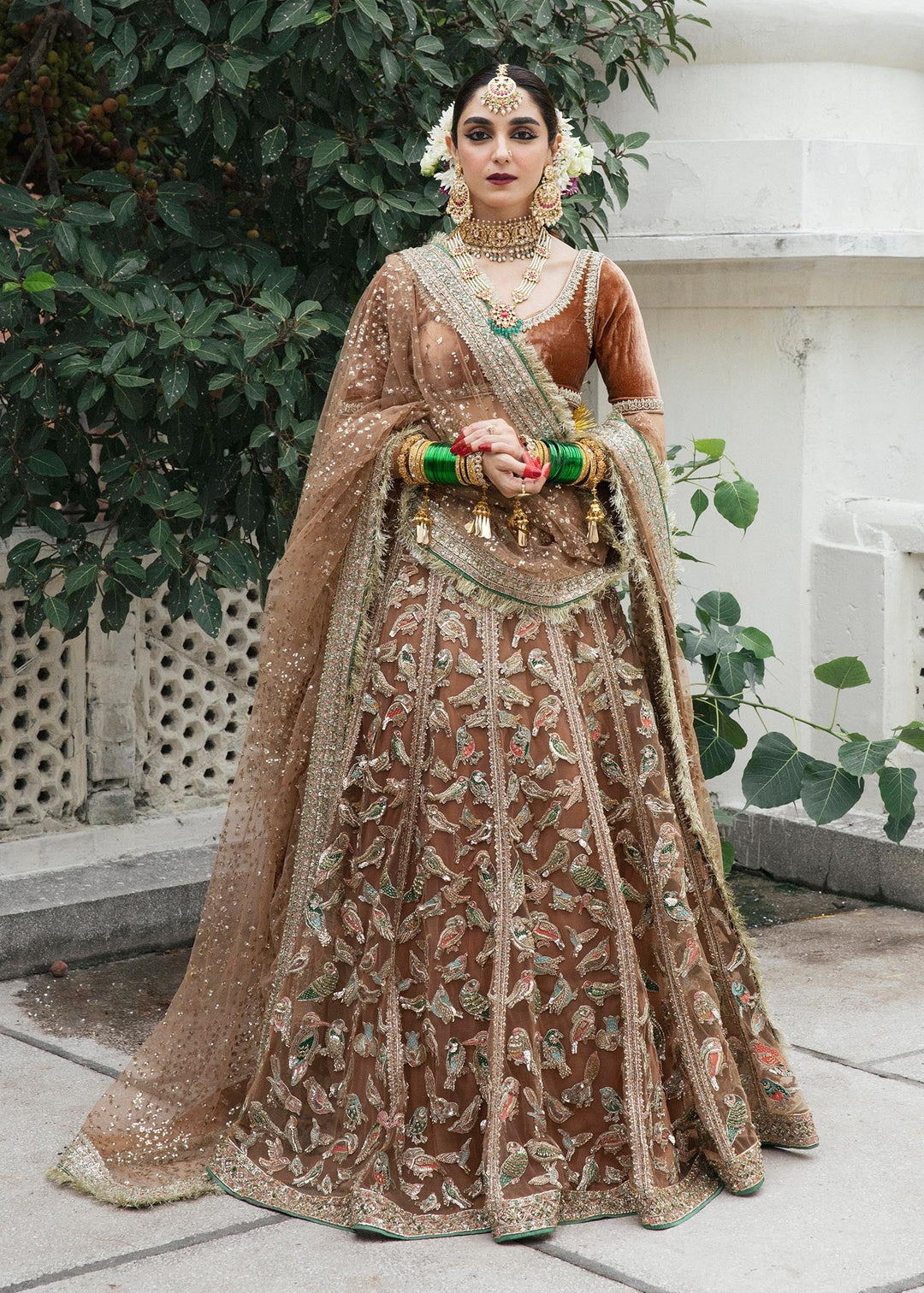 Exquisite Pakistani Bridal Lehenga and Choli Dress