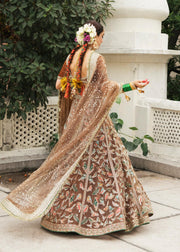 Royal Net Lehenga and Velvet Choli Bridal Wedding Dress Online