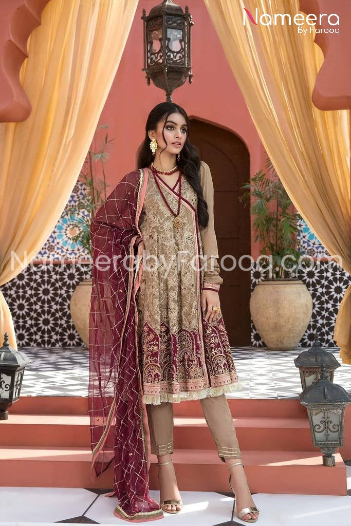 Angrakha Style Frock