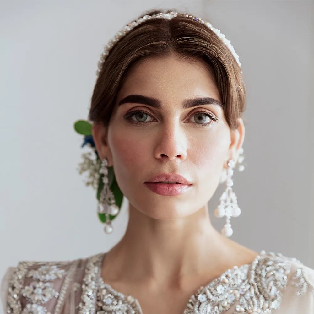 Royal Pakistani Bridal Dresses Featuring Lehenga Style Frock