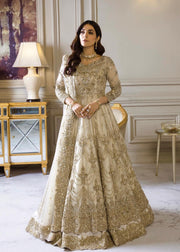 Royal Pakistani Bridal Dress in Lehenga Frock Style