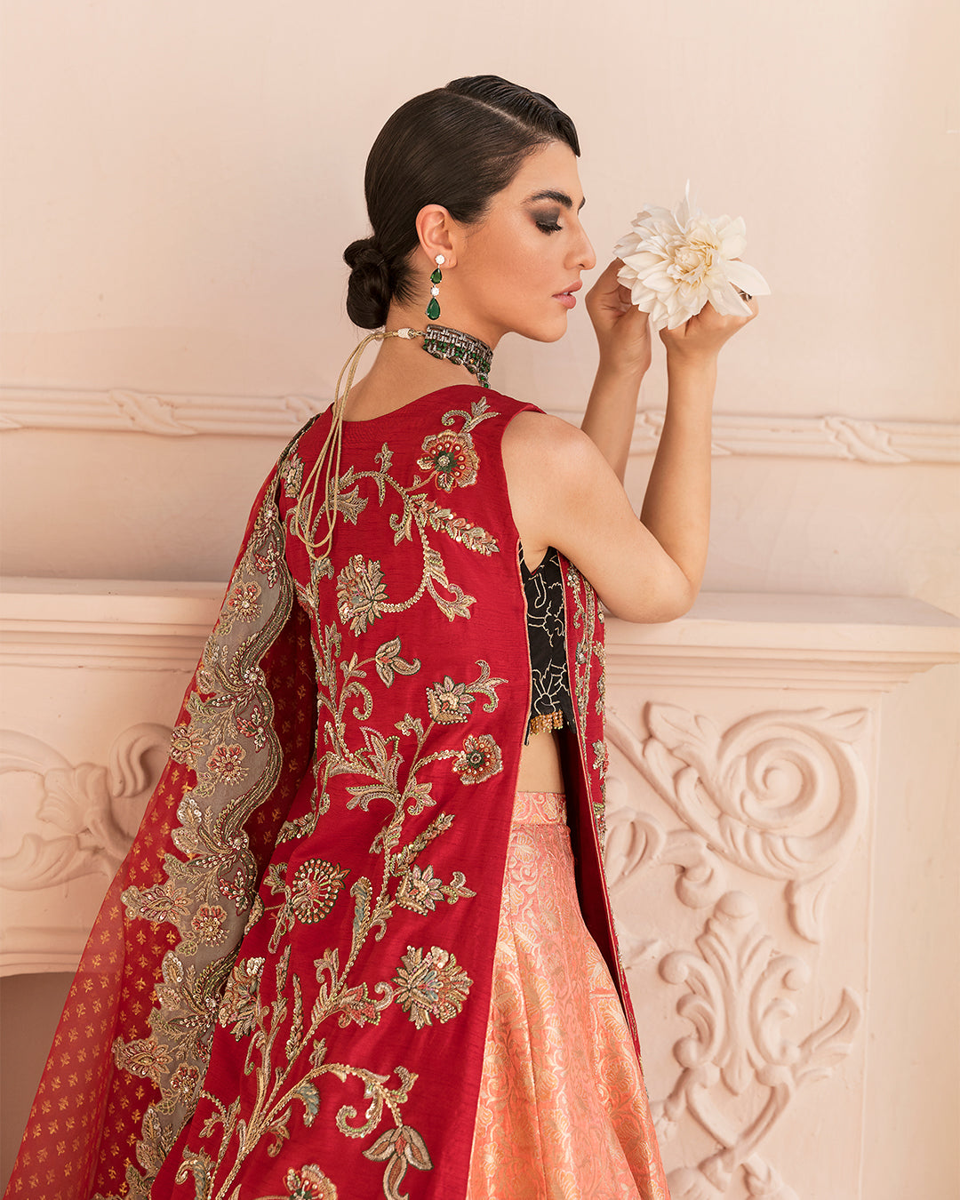 Premium Pakistani Bridal Dress & Lehenga Style - BS1241