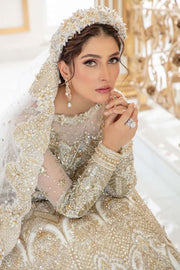 Royal Pakistani Bridal Gown in Premium Net