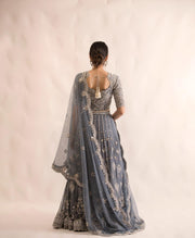 Royal Pakistani Bridal Lehenga with Choli and Dupatta Online