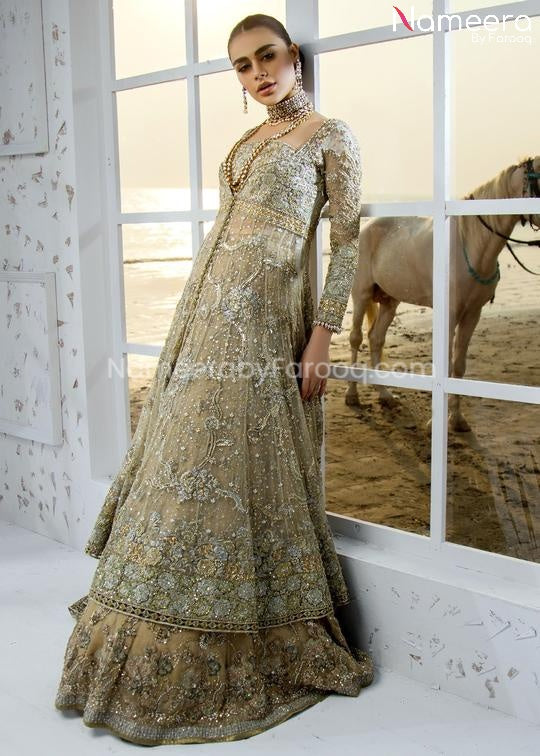 Royal Pakistani Bridal Maxi Dress