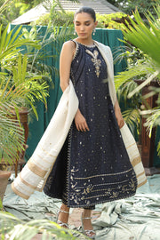 Royal Pakistani Embroidered Blue Kurta Salwar Wedding Dress 2023