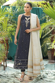Royal Pakistani Embroidered Blue Kurta Salwar Wedding Dress