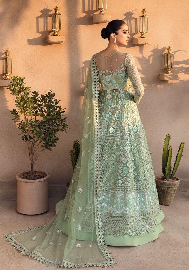 Royal Pakistani Embroidered Pishwas Wedding Lehenga Party Wear
