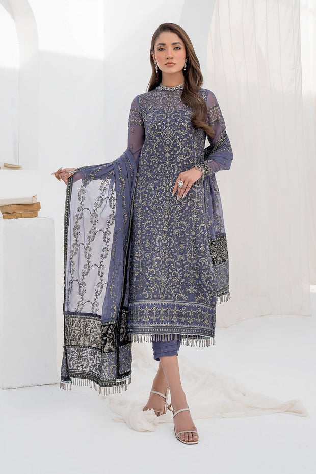 Royal Pakistani Embroidered Wedding Dress in Kameez Trouser