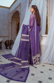 Royal Pakistani Fancy Purple Salwar Kameez and Dupatta Suit