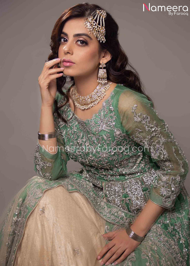 Royal Pakistani Lehenga Bridal for Walima Online 2021
