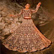 Royal Pakistani Lehenga Choli Dupatta Dress for Bride
