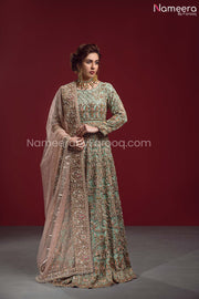 Royal Pakistani Online Maxi Dress for Bride 2021 Overall Look