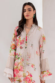 Royal Pakistani Party Dress in Premium Raw Silk Kaftaan Style