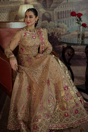 Royal Pakistani Sharara Dress with Traditional Pishwas Frock