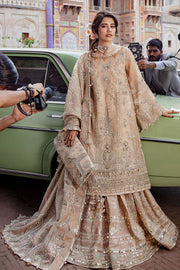 Royal Pakistani Wedding Dress in Gharara Kameez Style