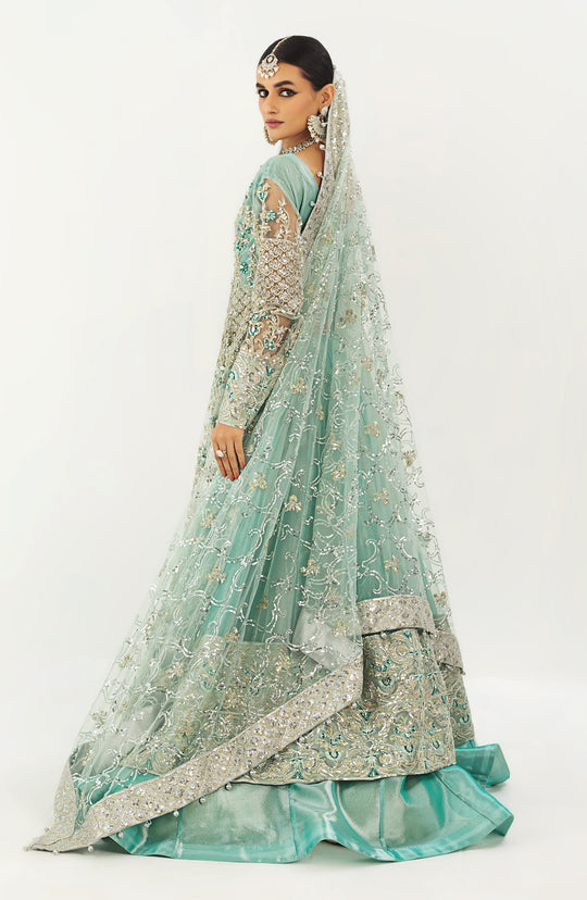 Royal Pakistani Wedding Dress in Kameez and Lehenga Style