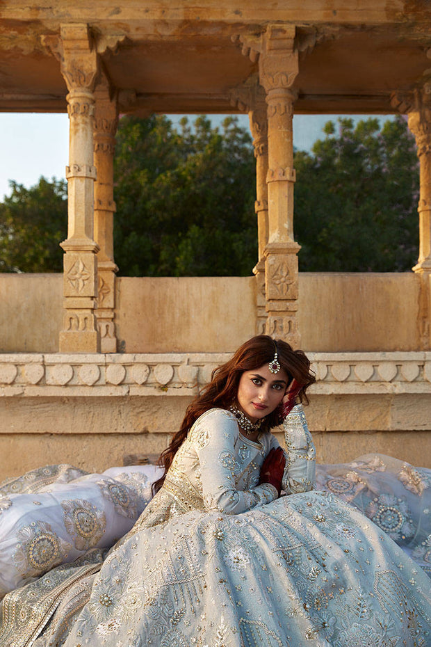 Royal Pakistani Wedding Dress in Pishwas Frock Style