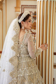 Royal Pakistani Wedding Gown in Net