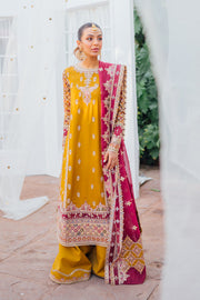 Royal Pakistani Wedding Kameez Trouser Dupatta Mehndi Dress