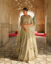 Royal Pakistani Wedding Lehenga Choli and Dupatta