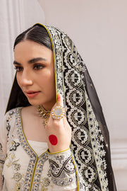 Royal Pakistani White Dress in Sharara Kameez Style