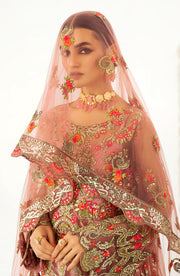 Royal Pink Kameez Trouser Dupatta Pakistani Wedding Dress