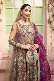 Royal Pishwas Frock Sharara Dupatta Pakistani Bridal Dress