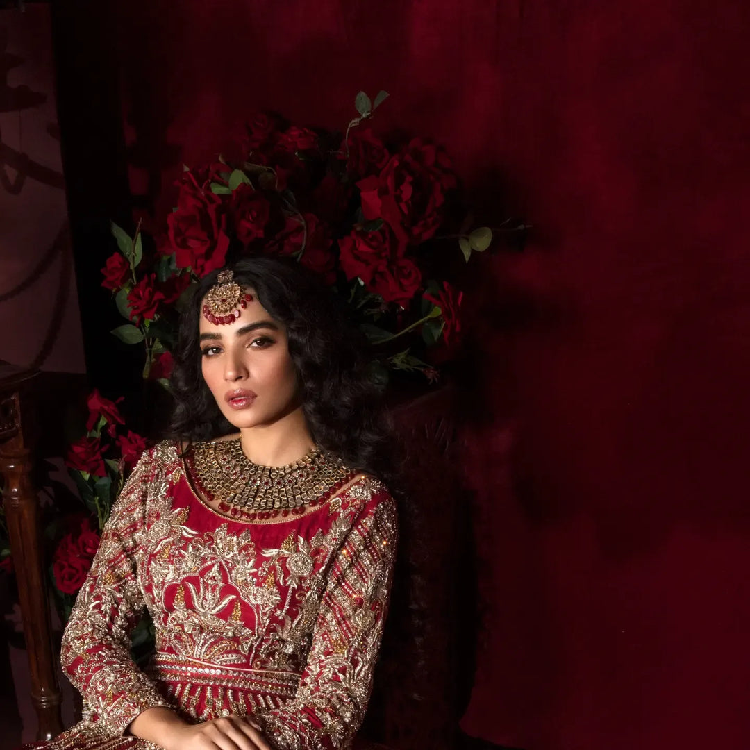 Gorgeous Red Bridal Lehenga Choli for Elegant Weddings