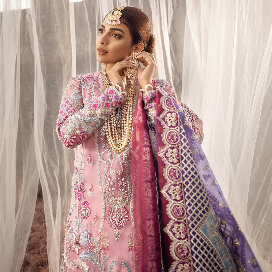 Royal Sharara Kameez Pakistani Pink Dress