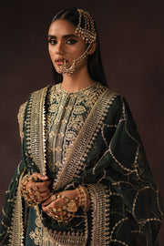 Royal Sharara Kameez Raw Silk Pakistani Dress for Wedding