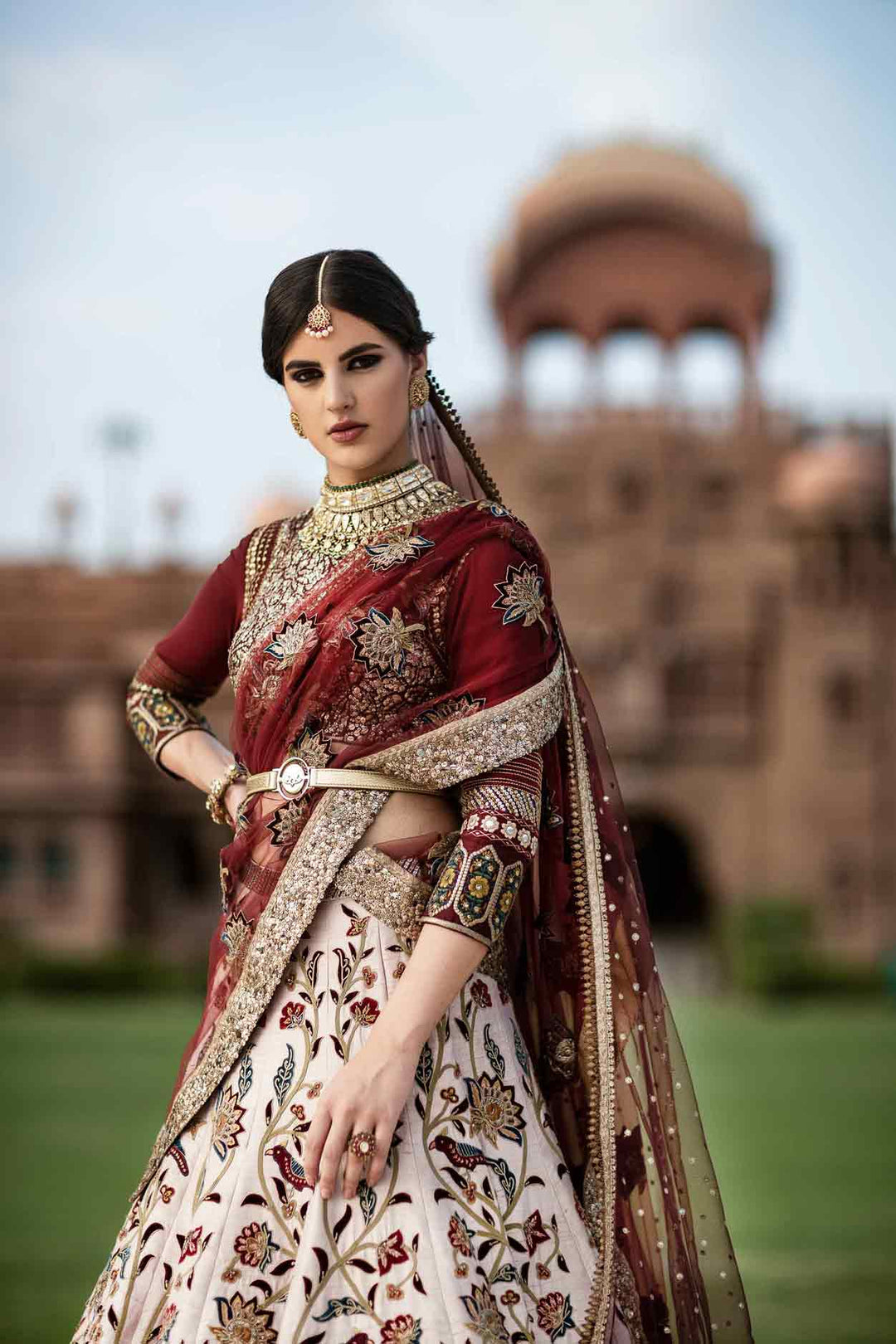 Sabyasachi Red Bridal Lehenga Choli 2022