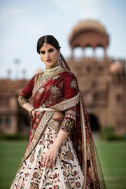 Sabyasachi Red Bridal Lehenga Choli 2022