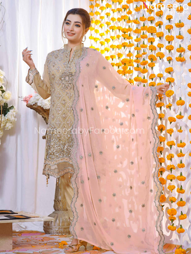 Salwar Kameez Embroidered by Pakistani Designer