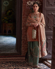 Salwar Kameez and Dupatta Dress in Raw Silk Fabric Online