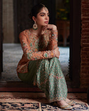 Salwar Kameez and Dupatta Dress in Raw Silk