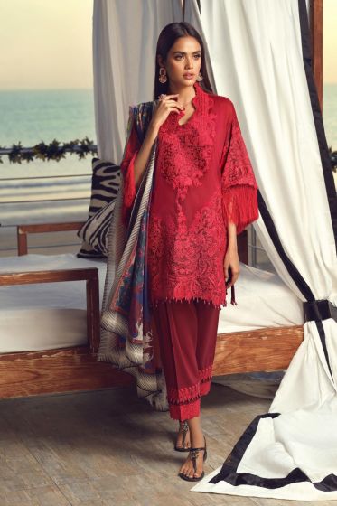 red eid dress Red Dress Design Ideas for Eid Outfits