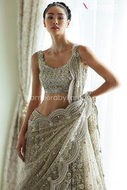 Saree Lehenga Design