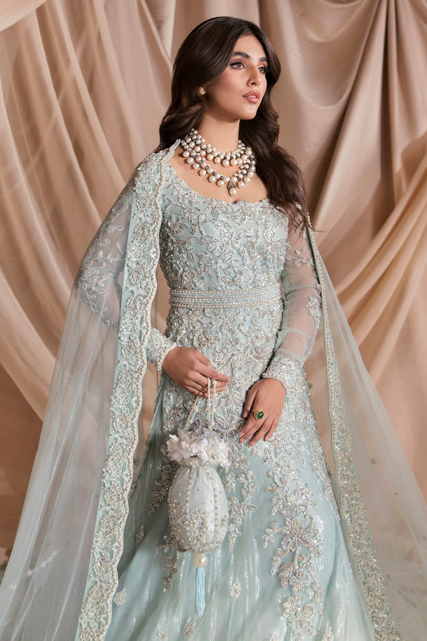 Satin Lehenga Skirt Gown Pakistani 