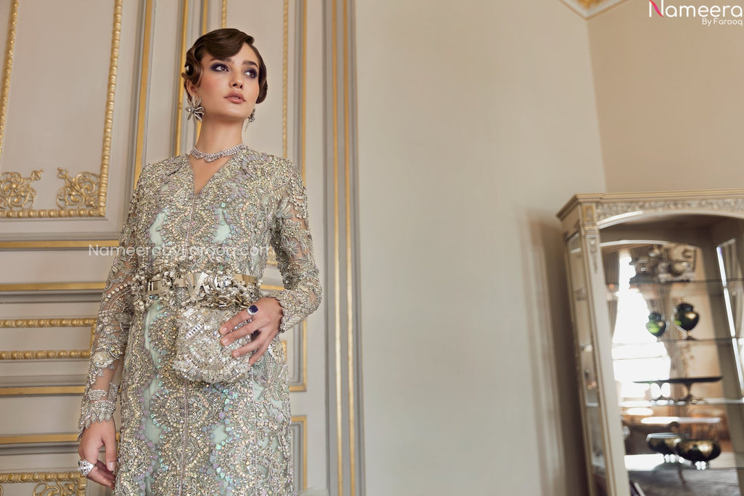 sea green lehenga designer dress