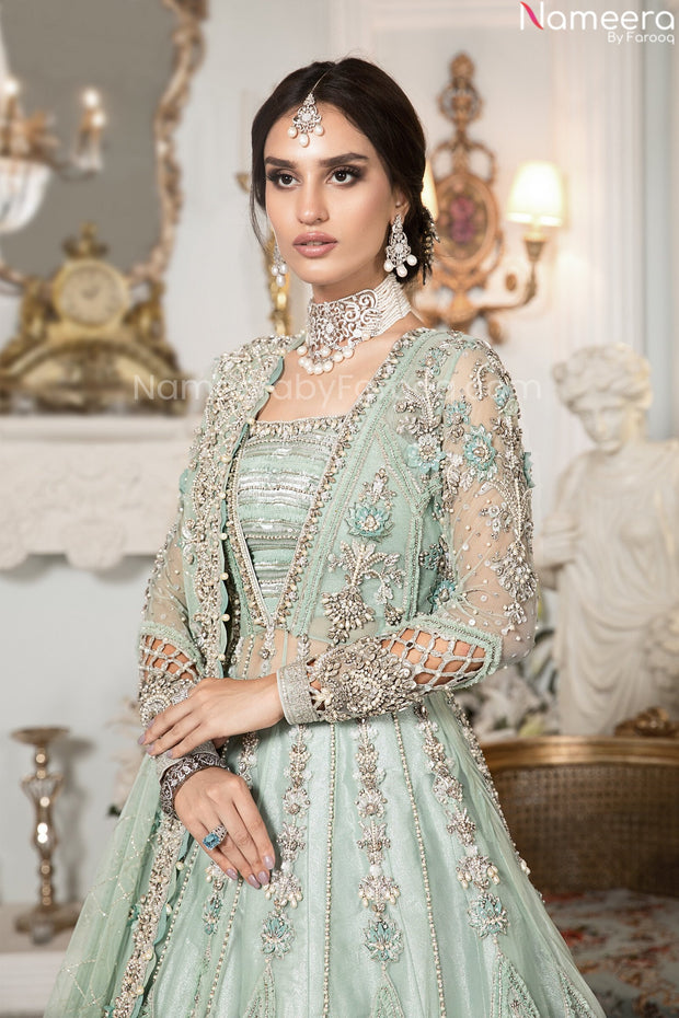 Premium Designer Peach and Sea Green Lehenga Online 2021 MEDIUM Premium Designer Peach and Sea Green Lehenga Online 2021 MEDIUM
