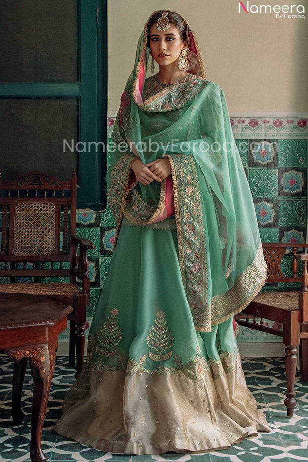Sea Green Lehenga 