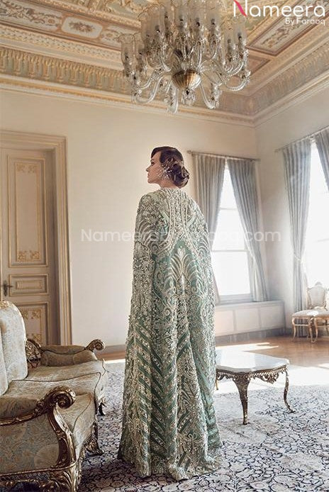 sea green lehenga